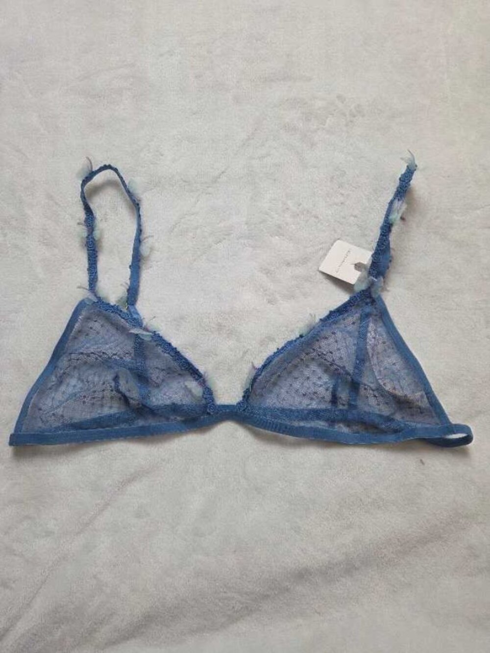 New XL Anthropologie x Lyrebird butterfly mesh bralette bra